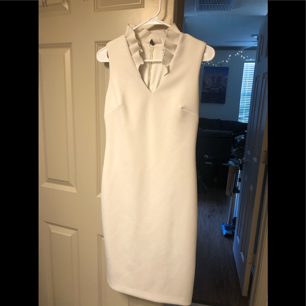 CK White Scoop Dress